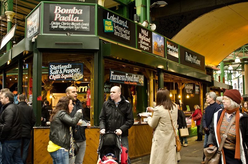 Borough Market Food Stalls 
