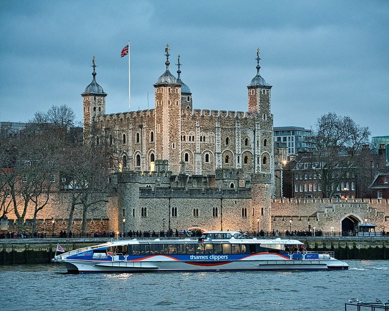 Public Transit Boat on the Thames 