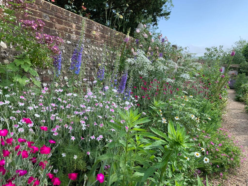 Garden at Charleston House near Lewes