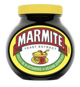 Traditional British Snacks. Marmite comes top in my list of snacks.