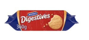 McVities Digestive Biscuits. Nice with cheese, or a cuppa, or both.