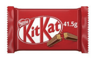 Nestle Kit Kat. Traditional British snacks in our famous London red.