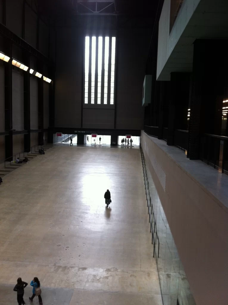 Turbine Hall at the Tate Modern is Cool on a Hot Day