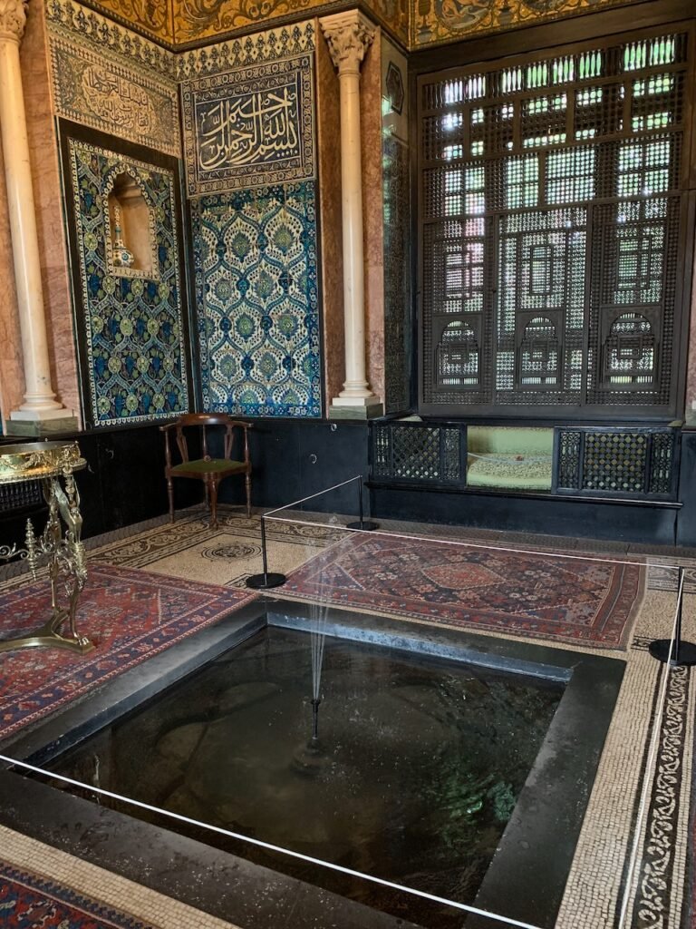 The Striking Arab Hall with its Iznik Tiles at Leighton House Kensington