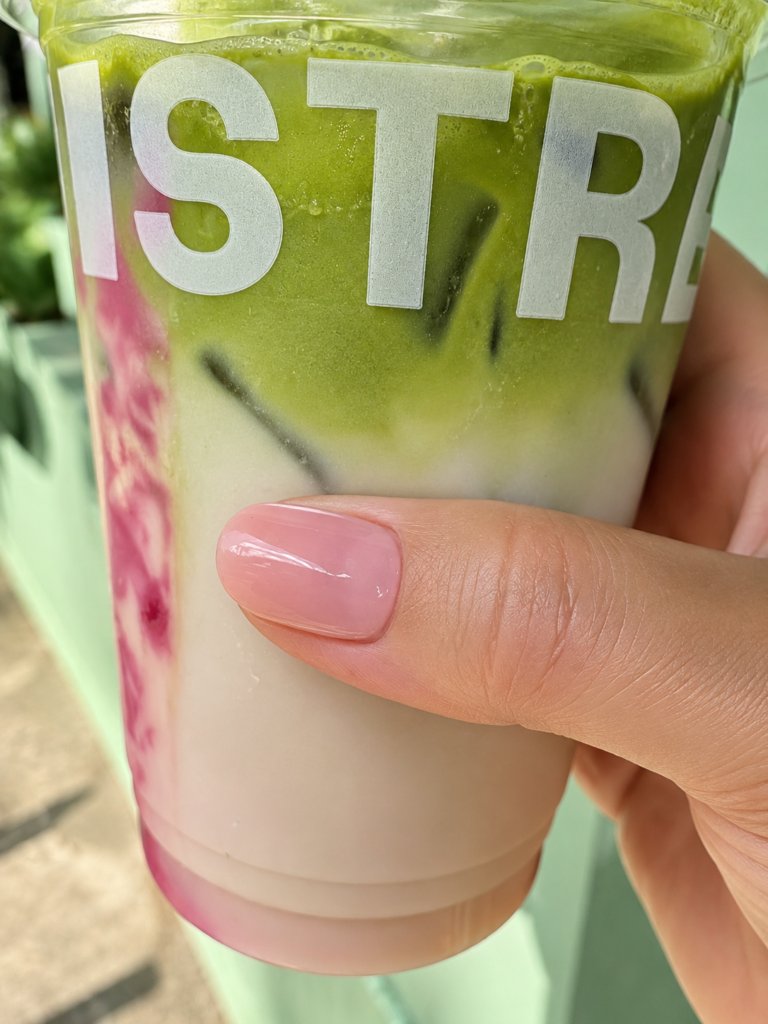The nectar of the gods - the Miami Vice Matcha at Blank Street Coffee