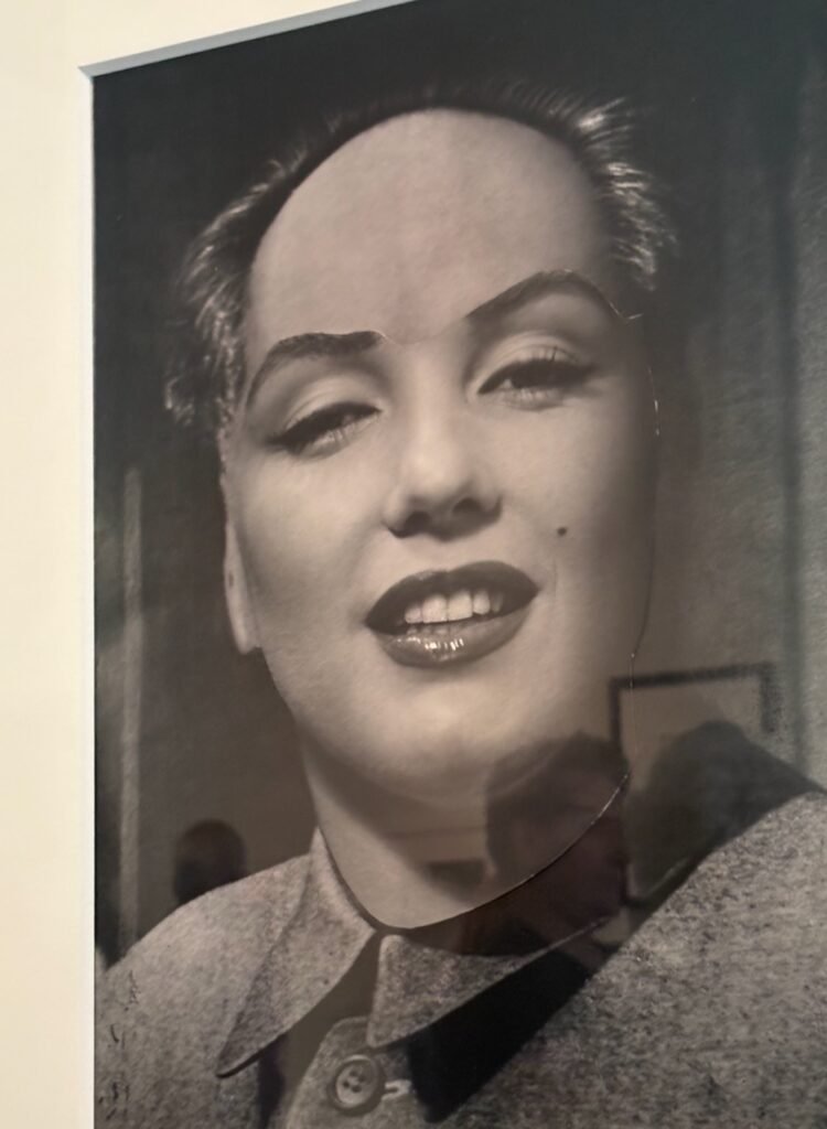 One of the few Unflattering Portraits of Marilyn Monroe. Salvador Dali and Philippe Halsman's iconic blend of Marilyn and Mao.